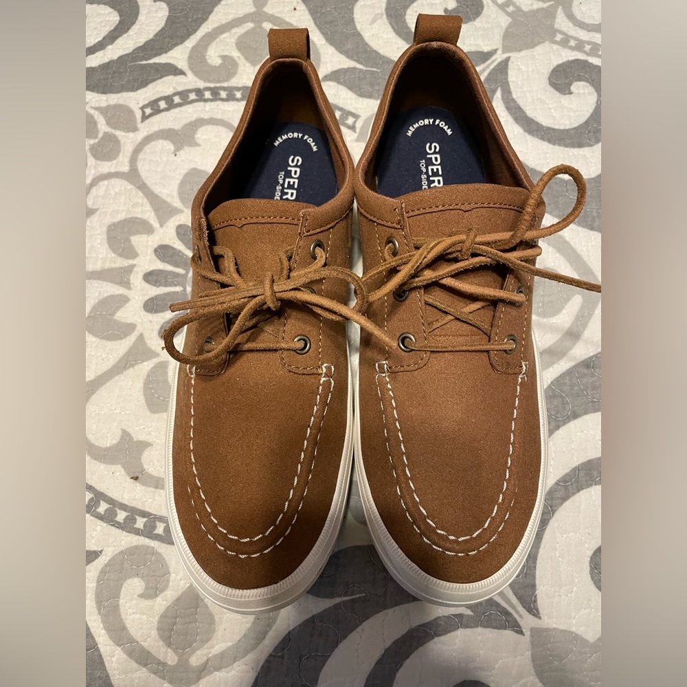 NIB Sperry Topsider Memory Foam SZ 9.5